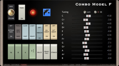The tuning view Screenshot