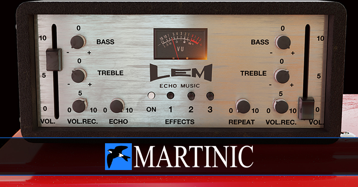 Martinic Lem Echo Music - ビンテージテープエコーエフェクトプラグイン